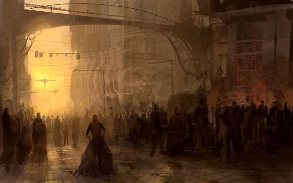 atmospheric_perspective_benefits_Street_scene_by_theo_prins